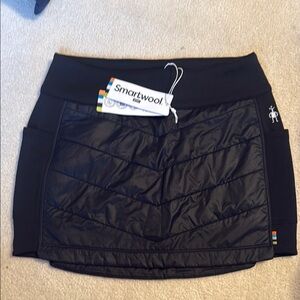 NWT Smartwool Black Quilted Smartloft Skirt